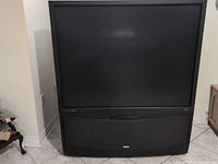Front view of RCA rear-projection TV