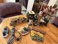All items laid out on table showing quantity and variety