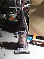 Front view of full Bissell Velocity upright vacuum cleaner