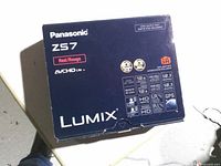 Front of retail box showing model and features
