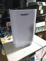 Front view of Wagner Switzerland WA888 air purifier tower