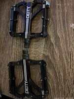 Top view of both pedals showing overall design and condition