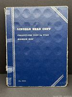 Front cover of Whitman Lincoln Head Cent Collection folder