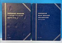 Front covers of both Whitman coin folders