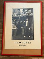 Full framed print showing entire image and border