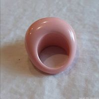 top view showing domed shape and interior opening