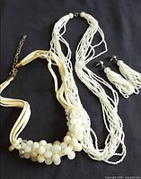 Overview of both necklaces and earrings