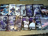 All 14 programs laid out showing variety of covers