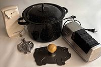 Group view showing all five kitchen items