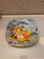 Front view of the Winnie the Pooh decorative plate