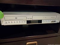 Front view showing entire Toshiba DVD/VCR combo