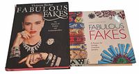 Front covers of both Fabulous Fakes hardcover books side by side