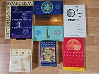 All six books front covers visible