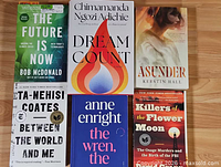 Group shot of all six paperbacks