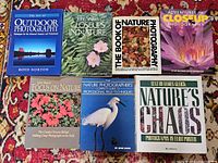 Group shot showing all seven book covers