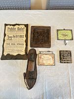 All six decor items arranged on table