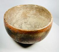 Top angle showing interior surface and rim chip