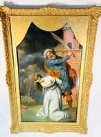 Full view of framed painting front