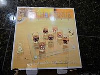 Front of original box showing product image and branding