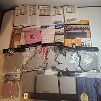 Overview of all chipboard albums, paper packs, rings