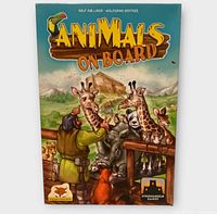 Front of Animals on Board game box