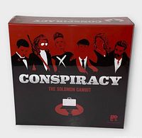 Front of sealed Conspiracy: The Solomon Gambit board game box