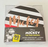 front of sealed package showing primary coaster design and branding