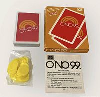 Contents: sealed deck, sealed chips, instructions