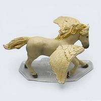 Left side view of Pegasus assembled on plastic insert