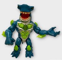 Front view of Shark Beast figure standing upright