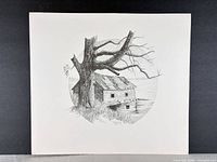 Full view of unframed print showing complete image