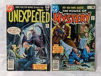 Both comic book fronts side by side