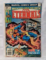 Front cover of The Eternals #3 comic showing title, artwork, 30¢ price