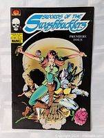 Front cover showing title, artwork, publisher logos, price and date