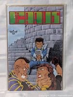 Front cover of sealed Icarus comic book
