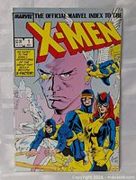 Front cover showing title, price and characters