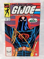 Front cover showing title, giant-sized 100th issue banner, Marvel Comics logo, Cobra Commander artwork, price and date info.