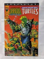 Front cover showing title, artwork, crossover banner