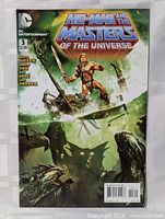 Front cover showing title, issue number 3, publisher logo, He-Man artwork