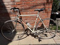 Full left side view of Peugeot road bicycle