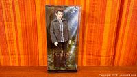 Front view of boxed Edward Cullen doll