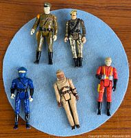 Front view of all five Eagle Force figures