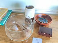 Overview of all four items on tabletop