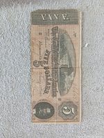 Full view of CSA $5 note front side