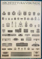 Full view of the wood-mounted architectural poster