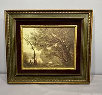 Full view of framed artwork
