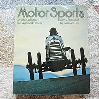 Front cover of Motor Sports book with dust jacket