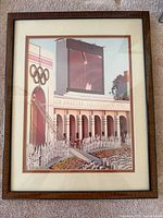 Full view of framed poster
