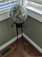 Globe on stand showing full assembled item