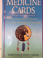 Front cover of Medicine Cards box showing title, edition and artwork